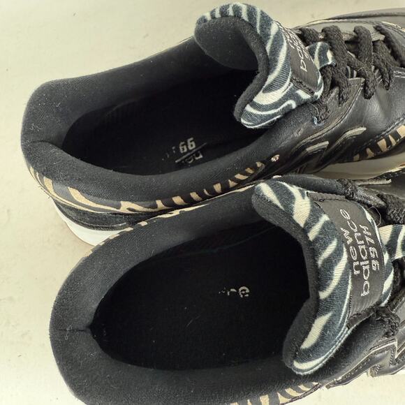 New Balance 997H Athletic Shoes Womens 8 Black Zebra Print Low Top Sneakers - Picture 9 of 10